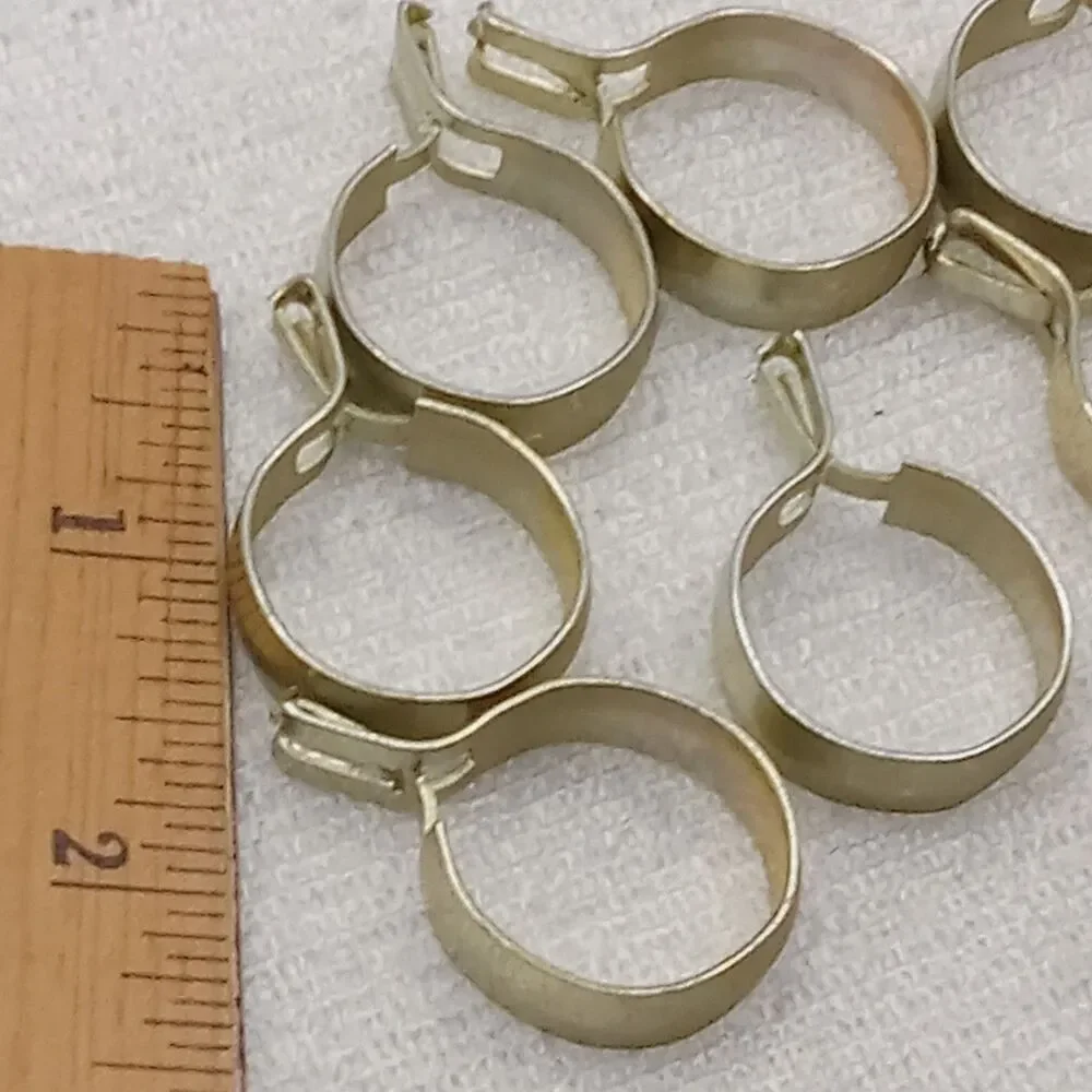 Drapery Curtain Metal Hooks Assorted Lot See Photos